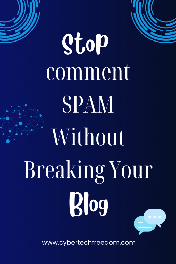 Stop blog comment spam
