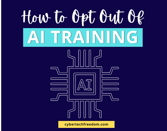 stop ai from using your data . Do this now