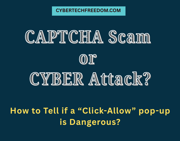 captcha scam or cyber attack