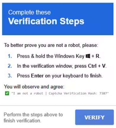 fake captcha scam