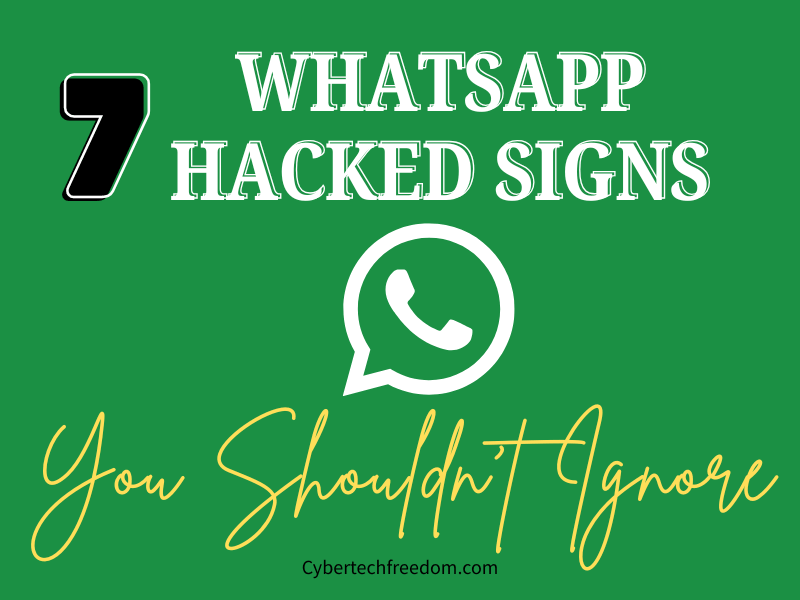 WhatsApp hacked Signs